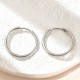 Support Boucle d'oreille Créole Huggie Acier Inoxydable