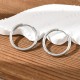 Support Boucle d'oreille Créole Huggie Acier Inoxydable