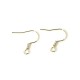 Support boucle d'oreille n°24 hameçon plaqué or 18 k x 2 paires
