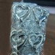 Anneau porte clés forme coeur Acier Inoxydable 26 x 22 mm