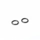 10 Anneaux de jonction ouvert 07 mm Inoxydable noir N°01
