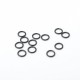 10 Anneaux de jonction ouvert 07 mm Inoxydable noir N°01