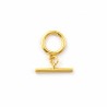 Fermoirs Toggle Plaqué Or 18K N°03