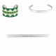Bracelet Manchette Jonc 5 mm en Acier Inoxydable N°06 à plier