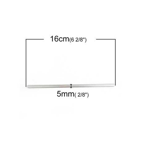 Bracelet Manchette Jonc 5 mm en Acier Inoxydable N°06 à plier