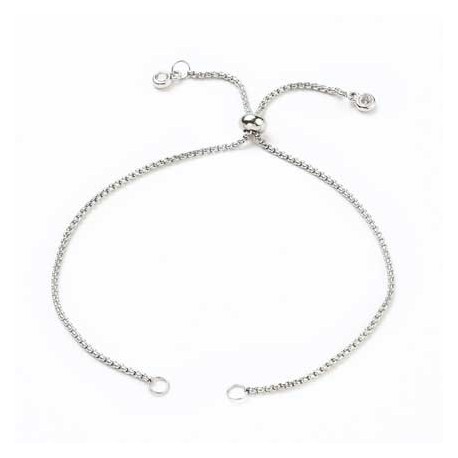 Bracelet Coulissant Acier Inoxydable Chaine N°05