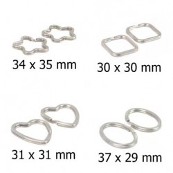 Anneau porte clés Acier Inoxydable