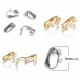 Support Boucle d'oreille Clip en Acier Inoxydable N°01