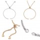 Support Bracelet Coulissant Acier Inoxydable Chaine Rolo N°01