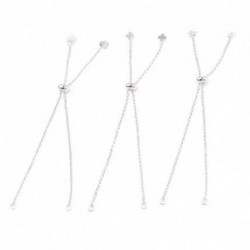 Bracelet Coulissant Acier Inoxydable Chaine N°03