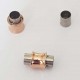 Fermoir aimanté Inoxydable 06 mm Argent et Doré N°09
