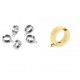 Support boucle d'oreille clip en acier inoxydable n°03