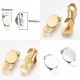 Support Boucle d'oreille Clips Plateau Acier Inoxydable N°03