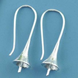 Support Boucle d'oreille pour boule à garnir x 1 Paire