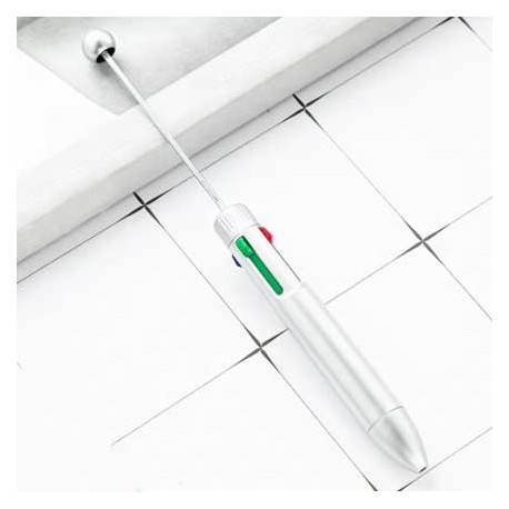 Stylo 4 couleurs à décorer pour perles à customiser x 1 pièce