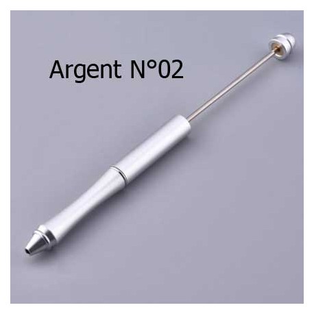 Stylo à décorer pour perles En Métal à Customiser N°02