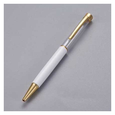 Stylo à décorer de perles tube vide à customiser x 1 pièce