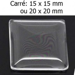 Cabochon Carré Loupe