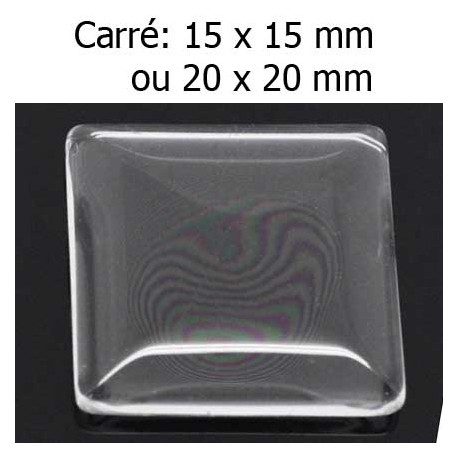 Cabochon Carré Loupe