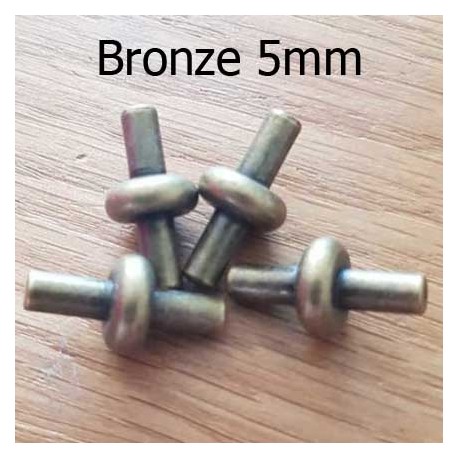 Fermoir pour cordon Pvc Creux 5 mm