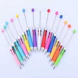 Stylo 4 couleurs N°02 à décorer pour perles à customiser x 1 pièce
