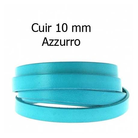 Cuir Plat Veau de 10 mm Lisse par 20 cm