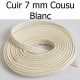 Cuir Plat de 07 mm par 20 cm