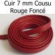 Cuir Plat de 07 mm par 20 cm
