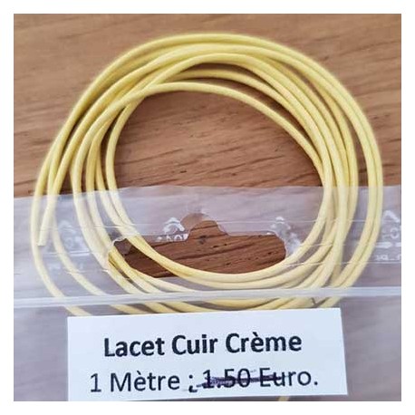 Cuir Rond 1 mm Par 1 Mètre
