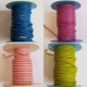 1 mètre Cordon rond cuir lisse 2.5 mm