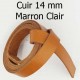 Cuir Brut de 14 mm par 20 cm