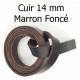Cuir Brut de 14 mm par 20 cm