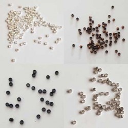 10 Perles à écraser de 1 mm