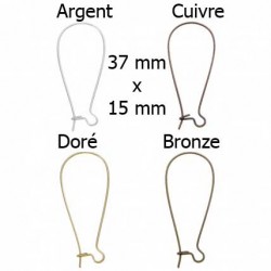 Boucle d'oreille Dormeuse 02 N°37 mm