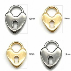 Breloque Acier inoxydable Coeur N°01