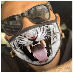 Masque Lavable Tigre Blanc A