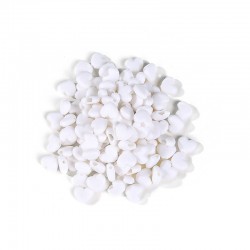 Boucle Réglable Galet Blanc x 10 pièces