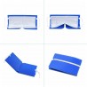 Organisateur de clip de rangement en plastique Dodgerblue
