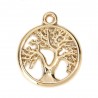 Breloque arbre de vie Doré N°01