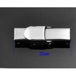 Fermoir clip griffe pour cuir 07 mm de large