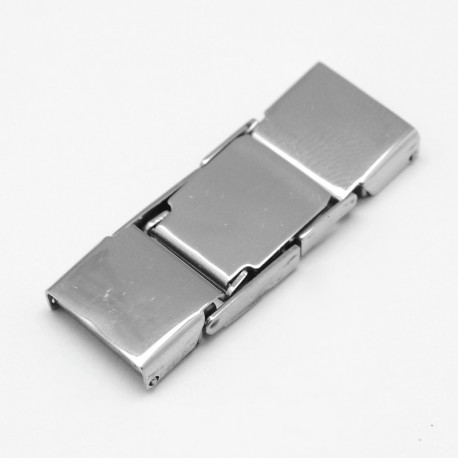Fermoir clip griffe pour cuir 10 mm de large N°04