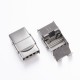 Fermoir clip griffe pour cuir 14 mm de large
