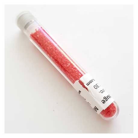 Micro bille Poudre Rouge Tube de 9 Grammes