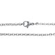 Collier Chaine N°06-03 en acier inoxydable maille forçat de 50 cm
