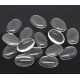 Cabochon Ovale 08 x 10 mm en verre loupe transparent N°19