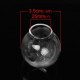 Boules en verre globe 01 de 35 mm
