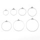 Support Boucle d'oreille Créole en Acier Inoxydable N°02 x 5 paires
