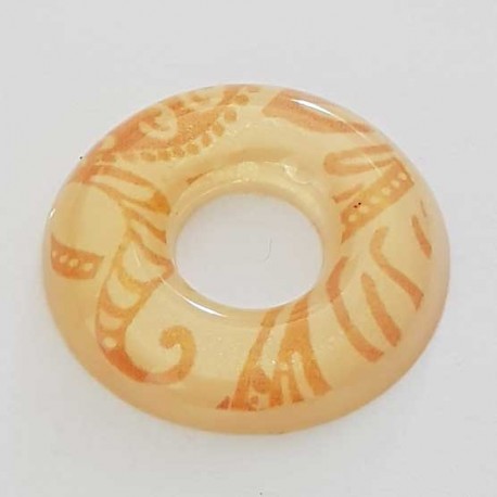 Pendentif donuts 35 mm en résine N°042 AU N°051