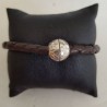Fermoir aimanté zamak pour cuir Rond 05 mm