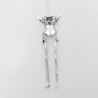 Corps de poupée en métal couleur Argent 12.5 cm N°02